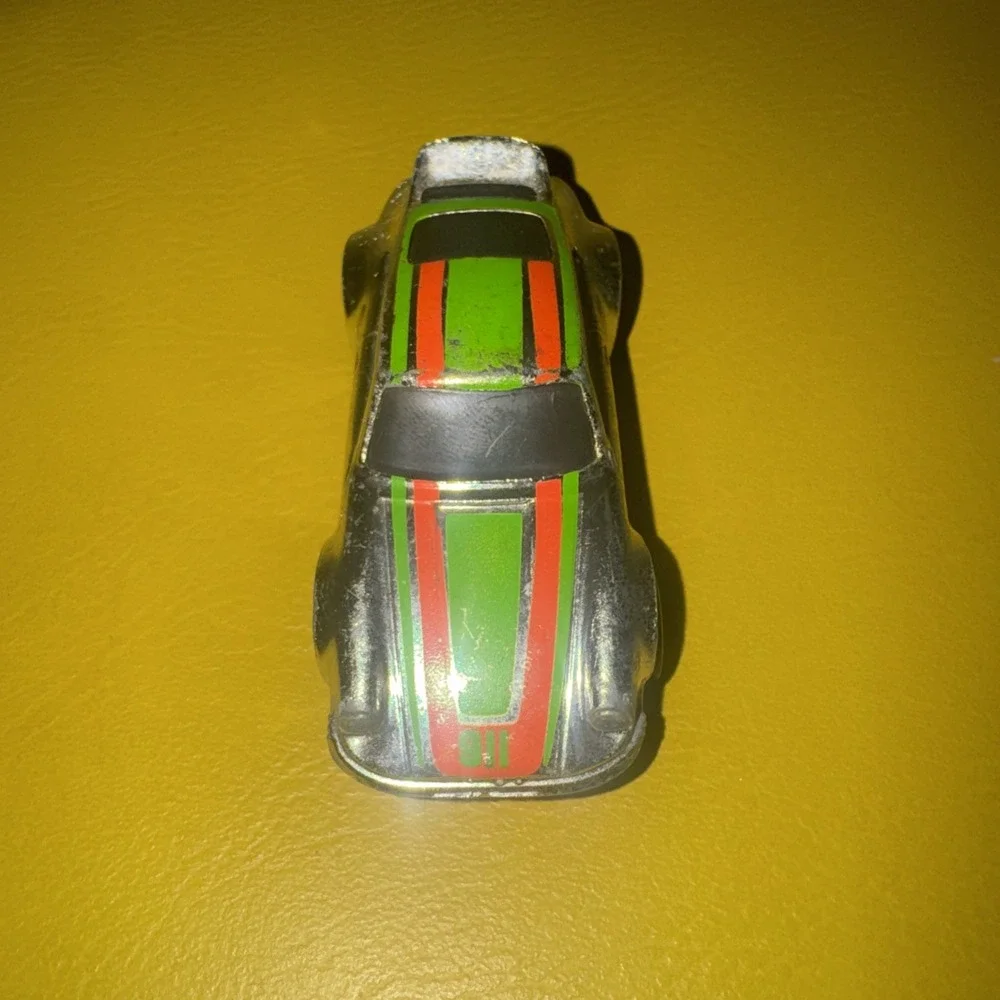 Vintage Mattel Hot Wheels Redline Porsche P-911 Super Chrome 1974 Hong Kong EUC